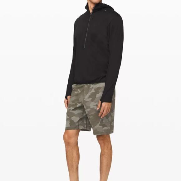 LULULEMON T.H.E. Short 9” Lined in Green Camo Size Small - Picture 2 of 8